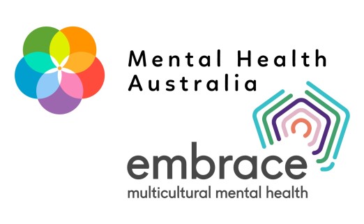 Mental Health Australia and Embrace logos