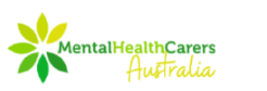 Logo with words Mental Health Carers Australia