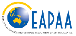 A globe with letters EAPAA