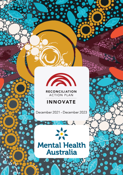 Front cover of Mental Health Australia's Reconciliation Action Plan