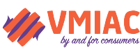 VMIAC logo, with slogan, 'by and for consumers'