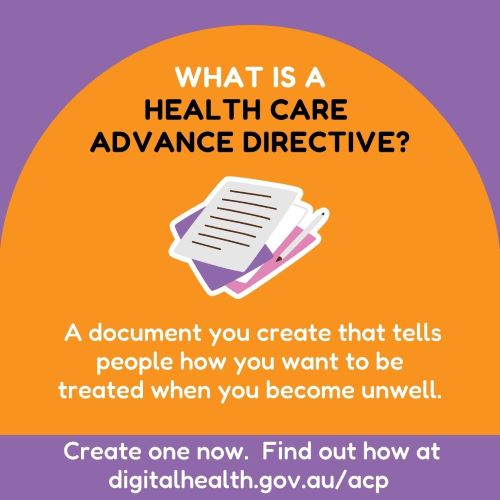 What is a health care advance directive?