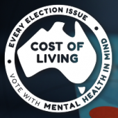 Cover of issues paper - the cost of living and mental health